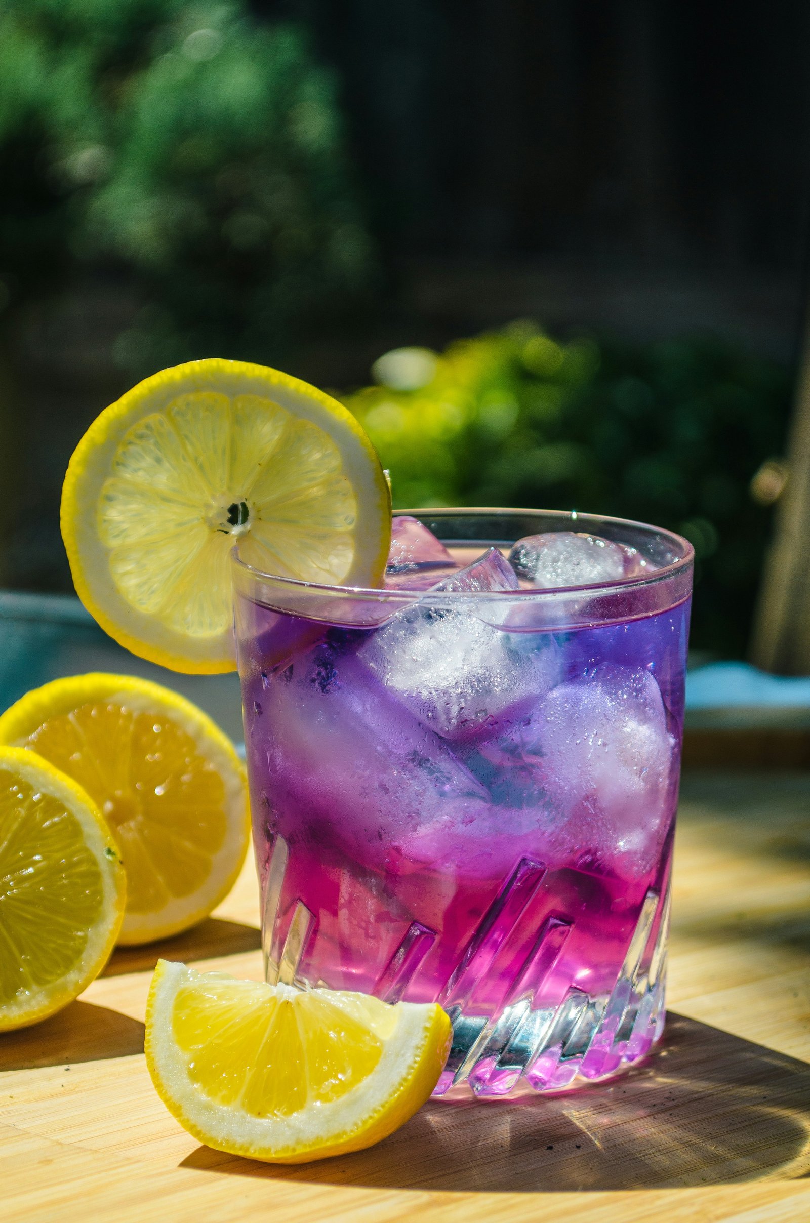 Butterfly pea blue flower tea